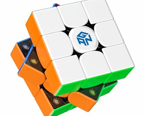 GAN 356 M, 3x3 Magnetic Speed Cube Stickerless Gans 356M Magic Cube (Lite ver. 2020, no Extra GES)