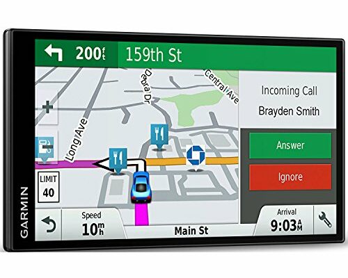 Garmin DriveSmart 61 NA LMT-S with Lifetime Maps/Traffic, Live Parking, Bluetooth,WiFi, Smart Notifications, Voice Activation, Driver Alerts, TripAdvisor, Foursquare