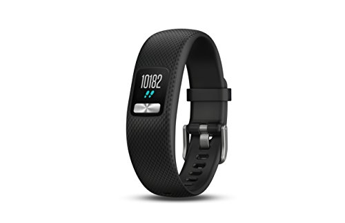 Garmin vívofit 4 activity tracker with 1+ year battery life and color display. Small/Medium, Black. 010-01847-00, 0.61 inches