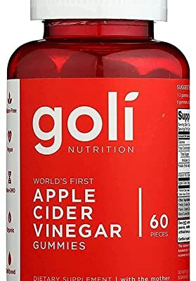 Goli Nutrition Goli nutrition World's First Apple Cider Vinegar Gummies 60 Count, 60 Count