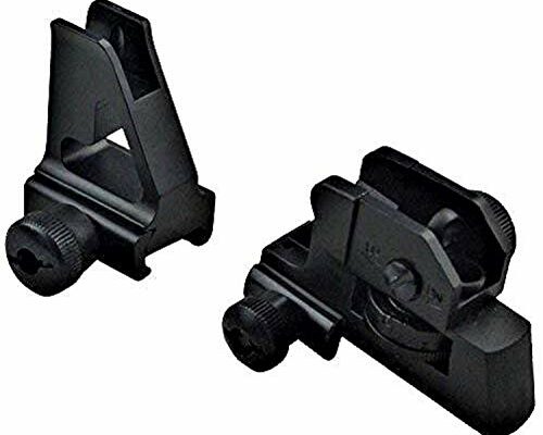 Green Blob Outdoors Iron Sights Match Grade Model Rear & High Profile Front Sight for Picatinny Rails…