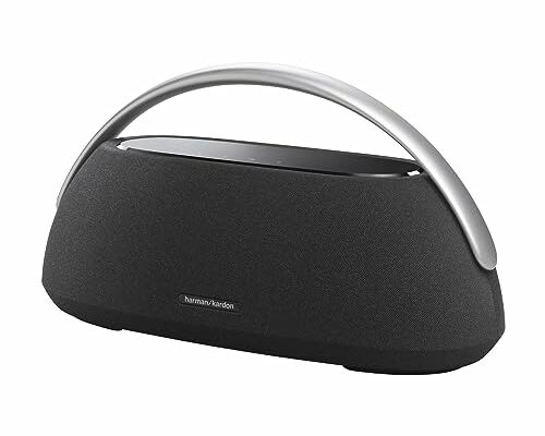 Harman Kardon Go + Play 3 - Portable Bluetooth speaker with superior sound and 8 hours playtime, USB Charging, Auto self tuning, Dual far-field microphones, Made in part with recycled materials(Black)