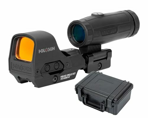 Holosun HS510C & HM3X Combo Multi-Reticle Circle Dot Open Reflex Sight w/3x Flip-to-Side Magnifier 510C-HM3X