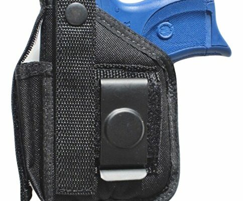 Holster for Ruger LC9 MAX, LC9, LC9s, EC9s & LC380 with Underbarrel Laser Mounted on Gun Black