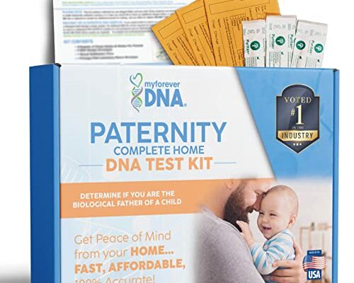 Home Paternity DNA Test Kit | 24 DNA (Genetic) Marker Test, Unmatched Accuracy | Private & Fast Results | Experience Excellence with My Forever DNA