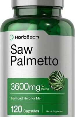 Horbäach Saw Palmetto Extract | 120 Capsules | Non-GMO and Gluten Free Formula | from Saw Palmetto Berries