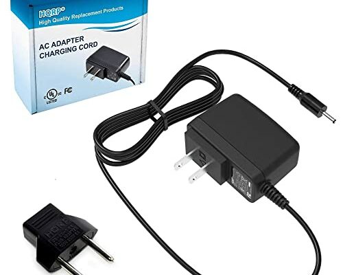 HQRP AC Adapter Charger Compatible With Kocaso GX1400 SX9722 M1070 M1050S M1050 M1062 M1052S M830 M850 M1050w M1060 s M1060w M9000 b M9000 w M736 M9200 Tablet PC, Power Supply Cord + Euro Plug Adapter