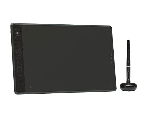 HUION Inspiroy Giano G930L Wireless Graphics Drawing Tablet with Smart Mini LCD Screen and PW517 8192 Levels Pressure Battery-Free Stylus, 13.6 inches Bluetooth Digital Pen Tablet