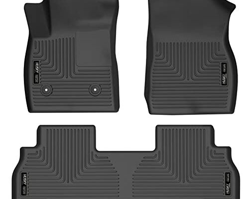 Husky Liners Weatherbeater Floor Mats | Fits 2021 - 2024 Chevrolet Trailblazer (Front Wheel Drive Models only) | Front & 2nd Row, 3-pc Black - 95161