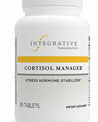 Integrative Therapeutics - Cortisol Manager - Supplement with Ashwagandha and L-Theanine - Supports Relaxation & Calm to Support Restful Sleep* - 90 Tablets