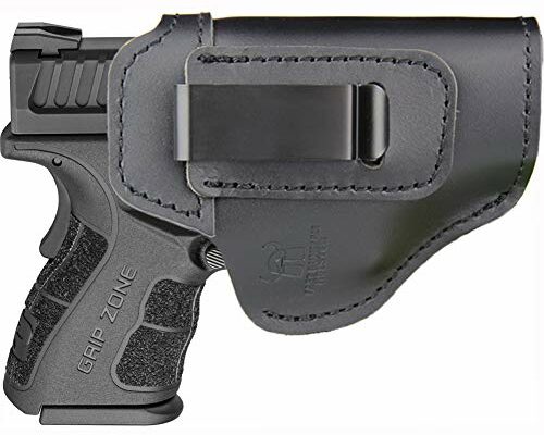 IWB Inside waistband Holster for Concealed Carry, Fits: XD MOD.2 3″ 3.3″ SUB COMPACT MODEL 9mm .40sw .45ACP / XD 3″ / Xdm 3.8″ compact/XDS 3.3″/ XDE 3.3″ or Similar Sized Pistols