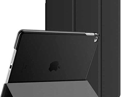 JETech Case for iPad Air 2 (2nd Generation), Smart Cover Auto Wake/Sleep (Black)