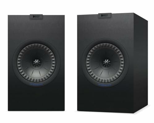 KEF Q350 Bookshelf Speakers - Pair (Black)