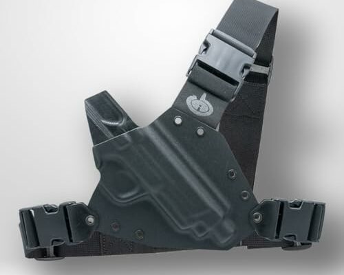 Kenai Chest Holster for a Smith & Wesson - Black (Model - M&P 5.6" 10mm Performance Center, Right)