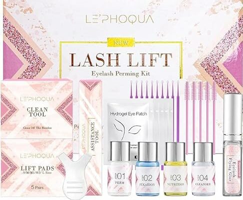 Lash Lift Kit Eyelash Perm Kit: Eyelash Brow Lamination Kit - Lash Perming Curling Kit At home DIY and Professional for beginners - 2024 Upgraded