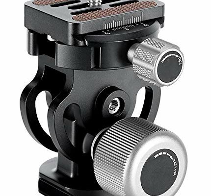 LEOFOTO VH-10S Monopod Two Way Tilt Head Arca Compatible w Large Comfort Knob