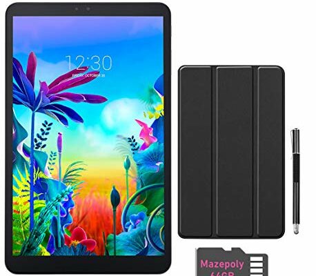 LG G Pad 5 10.1-inch (1920x1200) 4GB LTE Unlock Tablet, Qualcomm MSM8996 Snapdragon Processor, 4GB RAM, 32GB Storage, Bluetooth, Fingerprint Sensor, Android 9.0