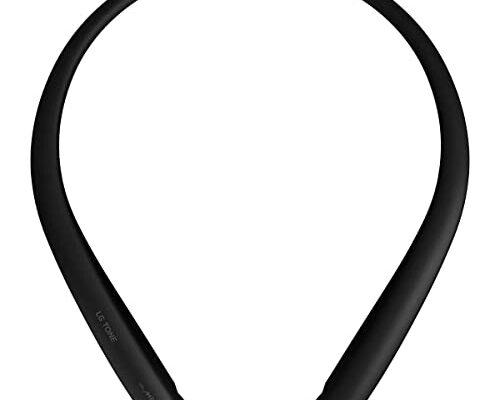 LG Tone Style HBS-SL5 Bluetooth Wireless Stereo Neckband Earbuds Tuned by Meridian Audio,Black, 2.3