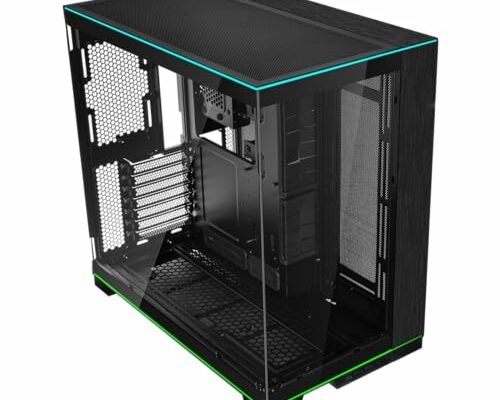 Lian Li O11D EVO RGB E-ATX gaming dual chamber case - ARGB lighting strips - Up to 420mm radiator - Cable management - Front and side tempered glass panels - Reversible chassis (O11DERGBX.US)