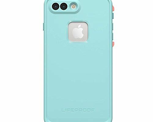 Lifeproof FRĒ SERIES Waterproof Case for iPhone 8 PLUS & 7 PLUS (ONLY) - Retail Packaging - WIPEOUT (BLUE TINT/FUSION CORAL/MANDALAY BAY)