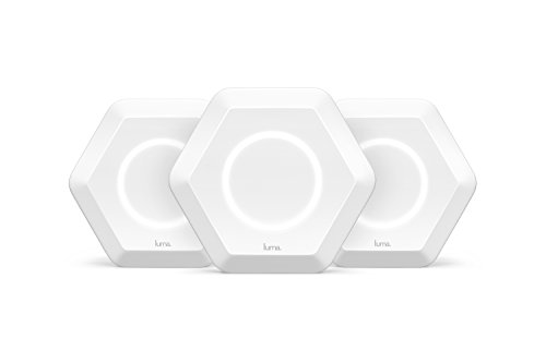 Luma Whole Home WiFi (3 Pack - White) - Replaces WiFi Extenders and Routers, Free Virus Blocking, Free Parental Controls, Gigabit Speed