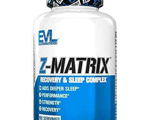 Magnesium and Zinc Post Workout Supplement - ZMatrix Zinc Magnesium Aspartate Muscle Recovery Supplement for Sleep Support and Muscle Health - EVL Post Workout Recovery Bodybuilding Supplement