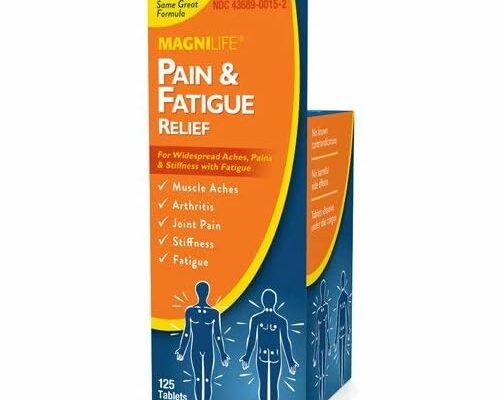 MagniLife Fibromyalgia Support, Fast-Acting Relief for Arthritis, Muscle Aches, Pain and Fatigue, 125 Quick Dissolve Tablets (Packaging May vary)