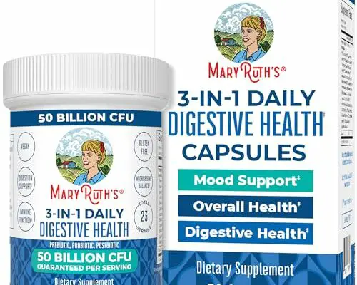 Mary Ruth's 3 in 1 Digestive Health Probiotic, 30 CT