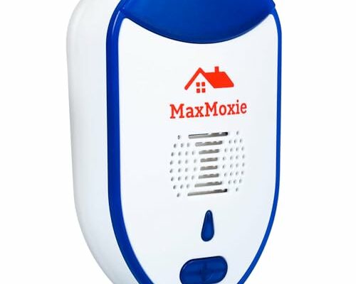 MaxMoxie Ultrasonic Pest Repellent - Electronic Plug-in Insect Repeller for Roach, Rodent, Mouse, Bugs, Mosquito, Mice, Spider, Ant - Home Pest Control | 2-Pack