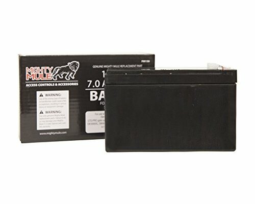 Mighty Mule 12-Volt Battery for Mighty Mule Automatic Gate Openers (FM150) , Black