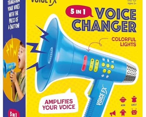 Mini Explorer Voice Changer for Kids - Voice Changing Device for Boys & Girls Ages 3-8+ Olds - Easter, Birthday Gifts for 3, 4, 5, 7, 8 Year Old Boy - Cool Outdoor Toys Gift Ideas for Kid, Toddler