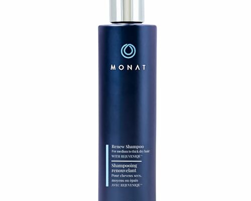 MONAT Renew™ Shampoo Infused with Rejuveniqe® - Moisturizing Shampoo w/Omega Fatty Acids for Medium to Thick Hair. Shine-enhancing, Ultra-hydrating Lather for Dry Hair - Net Wt. 237 ml / 8.0 fl. oz.