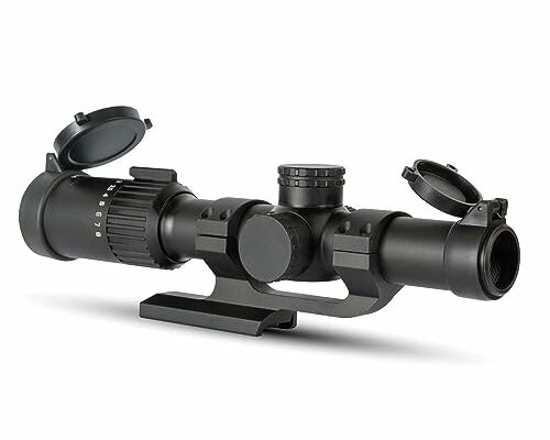 Monstrum Banshee ED 1-8x24 LPVO Rifle Scope with Offset Scope Mount | Black | MX1 Reticle