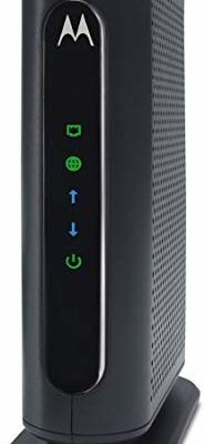 MOTOROLA 8x4 Cable Modem, Model MB7220, 343 Mbps DOCSIS 3.0, Certified by Comcast XFINITY, Time Warner Cable, Cox, BrightHouse, and More (No Wireless)