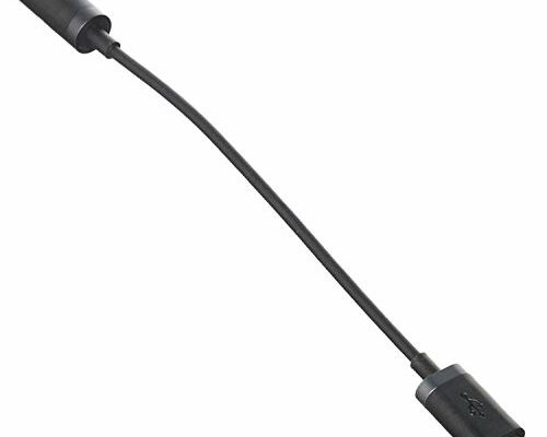 Motorola USB-C to 3.5mm Audio Headphone Jack Adapter Cable for Moto Z, Z Force, Z Force Droid, Z2 Force - Black