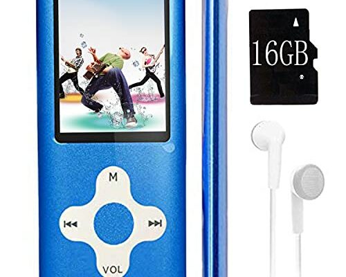 Mp3 Player,Music Player with a 16 GB Memory Card Portable Digital Music Player/Video/Voice Record/FM Radio/E-Book Reader/Photo Viewer/1.8 LCD