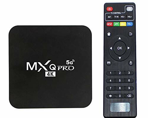 MXQ Pro 5G Android 13.1 TV Box 2024 Upgraded Ram 2GB Rom 16GB Android Smart Box H.265 HD 3D Dual Band 2.4G/5.8G WiFi Quad Core Smart Home Media Player