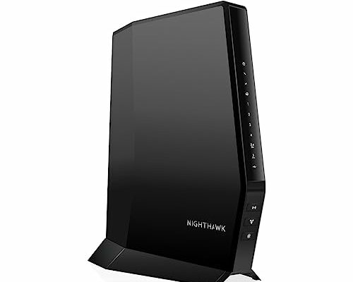 NETGEAR Nighthawk Cable Modem + WiFi 6 Router Combo with 90-day Armor Subscription (CAX30S) - Compatible with Major Cable Providers incl. Xfinity, Spectrum, Cox - AX2700 (Up to 2.7Gbps) - DOCSIS 3.1