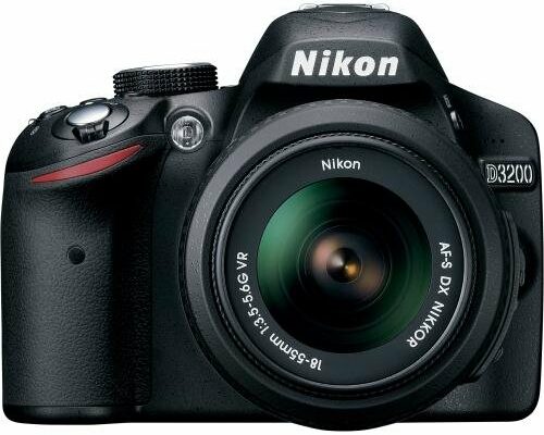 Nikon D3200 24.2 MP CMOS Digital SLR with 18-55mm f/3.5-5.6 AF-S DX NIKKOR Zoom Lens (Renewed)