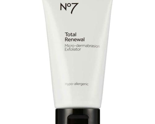 No7 Total Renewal Microdermabrasion Scrub - Hypo Allergenic Facial Exfoliator - Microdermabrasion Crystals to Reduce Fine Lines and Wrinkles - Acne Face Wash for Dark Spots, Uneven Skin Tone (2.5 oz)