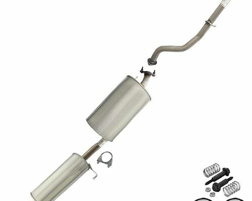 Northeastern Exhaust - Resonator Muffler Exhaust System Kit compatible with 2003-2011 Element 2.4L