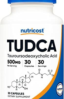 Nutricost Tudca 500mg, 30 Capsules (Tauroursodeoxycholic Acid) - Premium Quality, Gluten Free