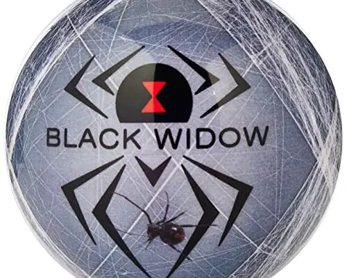 On The Ball Bowling Hammer Black Widow Viz-A-Ball, 14lbs, Grey/White