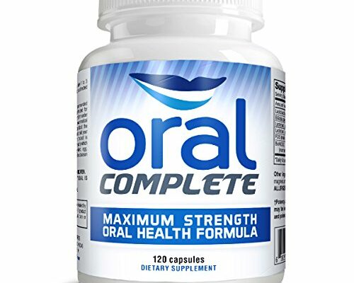 Oral Complete 11-in-1 Dental Probiotics, Bad Breath Treatment Halitosis Tonsil Stone with Non-GMO with BLIS K12, Ashwagandha and Collagen, 120 capsules