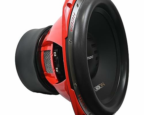 ORION HCCA Series HCCA152 High Performance 15” Competition Grade Car Subwoofer, 10000W Max Power, 2500W RMS, Dual 2 ohms, 4” Voice Coil - Powerful Black Coil Subwoofer for Cars, Trucks, Jeeps