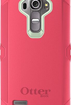 OTTERBOX DEFENDER SERIES Case for LG G4 - Retail Packaging - Sage Green/Hibiscus Pink (Not Compatible with Leather LG G4)