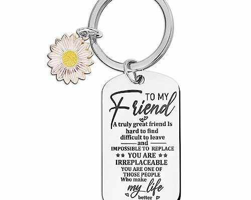 Ouligay Friend Keychain Keyring Friendship Gifts for Women Best Friend Keychain For Women Friends Female Bff Bestie Long Distance Friendship Keychain Gifts for Birthday Graduation Christmas