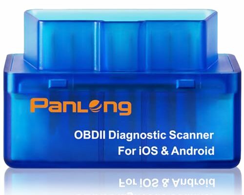 Panlong OBD2 Scanner Bluetooth for iPhone iOS Android OBDII Car Diagnostic Scan Tool Engine Fault Code Reader