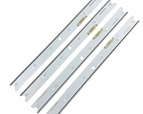 PANMILED 4 Pieces LED Backlight Strips for Samsung 65'' TV UN65JS9000FXZA UN65JS8500FXZA UN65JS850DFXZA UN65JS9500F LM41-00120G LM41-00120H S_5N9_65_SFL_A52_V1.0