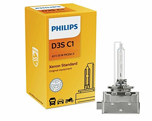 Philips 42302C1 D3S Standard Xenon HID Headlight Bulb, 1 Pack